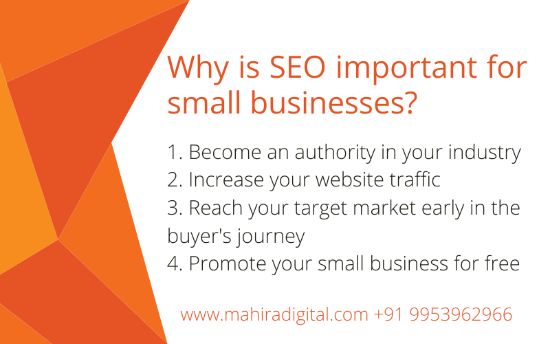 Why is SEO important for small businesses 4 reasons