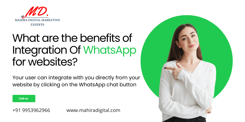 benefits of Integration Of WhatsApp for websites