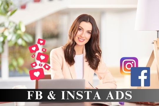 Facebook and Instagram ads showcasing vibrant visuals and engaging content for effective digital marketing.